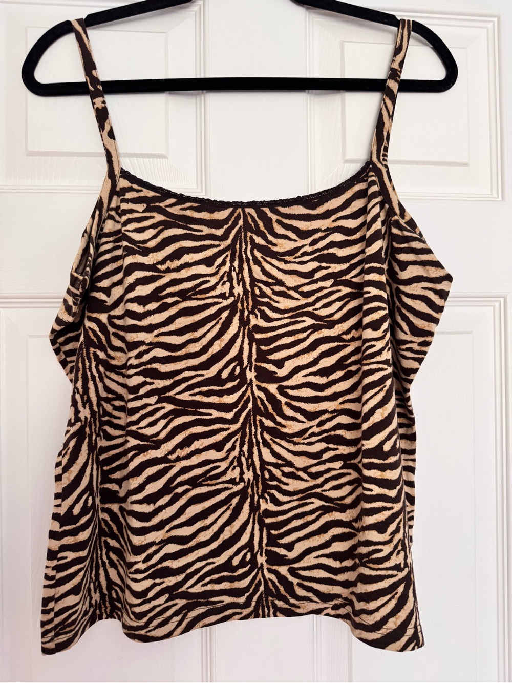 Liz Claiborne Zebra Print Camisole - SIZE XL